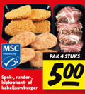 klik op dit plaatje voor een vergroting en voor vergelijkbare aanbiedingen gerelateerd aan ` 4 500 www.msc.org spek runder kipkrokantschnitzel kabeljauwburger pak stuks ` 4 500 www.msc.org spek runder kipkrokantschnitzel kabeljauwburger pak stuks