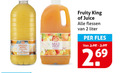 klik op dit plaatje voor een vergroting en voor vergelijkbare aanbiedingen gerelateerd aan ` 2 spring sinaas appel orange drink multi fruit fruity king juice flessen liter fles ` 2 spring sinaas appel orange drink multi fruit fruity king juice flessen liter fles