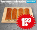klik op dit plaatje voor een vergroting en voor vergelijkbare aanbiedingen gerelateerd aan ` 4 verse worstenbroodjes pak stuks ` 4 verse worstenbroodjes pak stuks