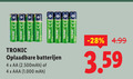 klik op dit plaatje voor een vergroting en voor vergelijkbare aanbiedingen gerelateerd aan ` 4 tronic oplaadbare batterijen aa aaa ` 4 tronic oplaadbare batterijen aa aaa