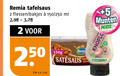 klik op dit plaatje voor een vergroting en voor vergelijkbare aanbiedingen gerelateerd aan ` 2 250 remia tafelsaus flessen bakjes 150 ml remi satesaus liter v.a. 5 munten supermarkten knoflook plant ` 2 250 remia tafelsaus flessen bakjes 150 ml remi satesaus liter v.a. 5 munten supermarkten knoflook plant