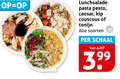 klik op dit plaatje voor een vergroting en voor vergelijkbare aanbiedingen gerelateerd aan ` lunchsalade pasta pesto caesar kip couscous tonijn soorten schaal 3.99 ` lunchsalade pasta pesto caesar kip couscous tonijn soorten schaal 3.99