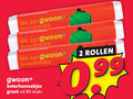 klik op dit plaatje voor een vergroting en voor vergelijkbare aanbiedingen gerelateerd aan ` 2 80 99 gwoon boterhamzakjes rol stuks rollen ` 2 80 99 gwoon boterhamzakjes rol stuks rollen
