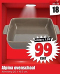 klik op dit plaatje voor een vergroting en voor vergelijkbare aanbiedingen gerelateerd aan ` 18 20 99 alpina ovenschaal cm elders cent ` 18 20 99 alpina ovenschaal cm elders cent