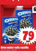 klik op dit plaatje voor een vergroting en voor vergelijkbare aanbiedingen gerelateerd aan ` oreo wafer roll creamy munchy cent rolls vanille pak ` oreo wafer roll creamy munchy cent rolls vanille pak