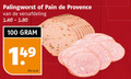 klik op dit plaatje voor een vergroting en voor vergelijkbare aanbiedingen gerelateerd aan ` 100 palingworst pain provence versafdeling kilo ` 100 palingworst pain provence versafdeling kilo