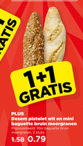 klik op dit plaatje voor een vergroting en voor vergelijkbare aanbiedingen gerelateerd aan ` 1 2 pistolet wit mini baguette bruin meergranen stuks ` 1 2 pistolet wit mini baguette bruin meergranen stuks