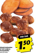 klik op dit plaatje voor een vergroting en voor vergelijkbare aanbiedingen gerelateerd aan ` schotel eierkoeken mini rozijnen krentenbollen zak 4 9 stuks ` schotel eierkoeken mini rozijnen krentenbollen zak 4 9 stuks