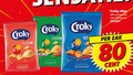 klik op dit plaatje voor een vergroting en voor vergelijkbare aanbiedingen gerelateerd aan ` 8 80 100 croky chips zak naturel bolognese pap cent ` 8 80 100 croky chips zak naturel bolognese pap cent