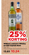 klik op dit plaatje voor een vergroting en voor vergelijkbare aanbiedingen gerelateerd aan ` 25 old captain william blended scotch whisky caribbean rum well matured fles bruin ` 25 old captain william blended scotch whisky caribbean rum well matured fles bruin