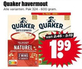 klik op dit plaatje voor een vergroting en voor vergelijkbare aanbiedingen gerelateerd aan ` havermout 2 12 100 600 quaker pak xl pack volkoren naturel flacons sachets ` havermout 2 12 100 600 quaker pak xl pack volkoren naturel flacons sachets