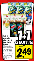 klik op dit plaatje voor een vergroting en voor vergelijkbare aanbiedingen gerelateerd aan ` 10 dubbel frisss boost fruit drink appel taksi sientje perzik 7.1 soorten stuk dubbelfrisss ` 10 dubbel frisss boost fruit drink appel taksi sientje perzik 7.1 soorten stuk dubbelfrisss