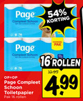 klik op dit plaatje voor een vergroting en voor vergelijkbare aanbiedingen gerelateerd aan ` toiletpapier 16 page schoon voordeel pak rollen ` toiletpapier 16 page schoon voordeel pak rollen