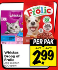 klik op dit plaatje voor een vergroting en voor vergelijkbare aanbiedingen gerelateerd aan ` 100 whiskas frolic droog soorten pak ` 100 whiskas frolic droog soorten pak