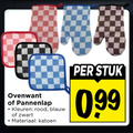 klik op dit plaatje voor een vergroting en voor vergelijkbare aanbiedingen gerelateerd aan ` ovenwant pannenlap kleuren rood blauw zwart materiaal katoen stuk ` ovenwant pannenlap kleuren rood blauw zwart materiaal katoen stuk
