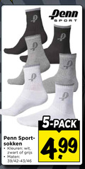 klik op dit plaatje voor een vergroting en voor vergelijkbare aanbiedingen gerelateerd aan ` 5 46 penn sport sokken kleuren wit zwart grijs maten pack ` 5 46 penn sport sokken kleuren wit zwart grijs maten pack