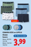 klik op dit plaatje voor een vergroting en voor vergelijkbare aanbiedingen gerelateerd aan ` 3 pack esmara kids lupilu kinder boxers maten 128 140 3.99 ` 3 pack esmara kids lupilu kinder boxers maten 128 140 3.99