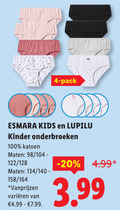 klik op dit plaatje voor een vergroting en voor vergelijkbare aanbiedingen gerelateerd aan ` 4 100 pack esmara kids lupilu kinder onderbroeken katoen maten 128 140 varieeren 3.99 ` 4 100 pack esmara kids lupilu kinder onderbroeken katoen maten 128 140 varieeren 3.99