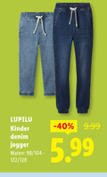 klik op dit plaatje voor een vergroting en voor vergelijkbare aanbiedingen gerelateerd aan ` lupilu kinder denim jogger maten 128 5.99 ` lupilu kinder denim jogger maten 128 5.99