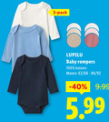 klik op dit plaatje voor een vergroting en voor vergelijkbare aanbiedingen gerelateerd aan ` 3 100 pack lupilu baby rompers katoen maten 5.99 ` 3 100 pack lupilu baby rompers katoen maten 5.99