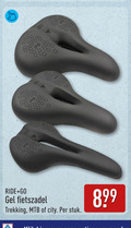 klik op dit plaatje voor een vergroting en voor vergelijkbare aanbiedingen gerelateerd aan ` fietszadel ride go gel trekking city stuk ` fietszadel ride go gel trekking city stuk