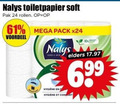 klik op dit plaatje voor een vergroting en voor vergelijkbare aanbiedingen gerelateerd aan ` toiletpapier 24 nalys soft pak rollen mega pack voordeel elders 69 comfort ` toiletpapier 24 nalys soft pak rollen mega pack voordeel elders 69 comfort