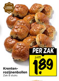 klik op dit plaatje voor een vergroting en voor vergelijkbare aanbiedingen gerelateerd aan ` rozijnenbollen 8 bakkerij krenten zak stuks ` rozijnenbollen 8 bakkerij krenten zak stuks