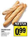 klik op dit plaatje voor een vergroting en voor vergelijkbare aanbiedingen gerelateerd aan ` stokbrood wit dagelijks vers gebakken stuk ` stokbrood wit dagelijks vers gebakken stuk