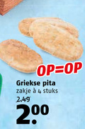 klik op dit plaatje voor een vergroting en voor vergelijkbare aanbiedingen gerelateerd aan ` pitabroodjes 4 griekse pita zakje stuks 2 ` pitabroodjes 4 griekse pita zakje stuks 2