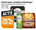 klik op dit plaatje voor een vergroting en voor vergelijkbare aanbiedingen gerelateerd aan ` speciaalbieren 6 25 30 50 grolsch kanon lentebok grimbergen tray blik liter v.a. tripel ` speciaalbieren 6 25 30 50 grolsch kanon lentebok grimbergen tray blik liter v.a. tripel