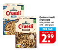 klik op dit plaatje voor een vergroting en voor vergelijkbare aanbiedingen gerelateerd aan ` cruesli 4 same taste quaker nuts chocolate new fibers granola pakken pak 2 99 ` cruesli 4 same taste quaker nuts chocolate new fibers granola pakken pak 2 99