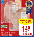 klik op dit plaatje voor een vergroting en voor vergelijkbare aanbiedingen gerelateerd aan ` 6 31 150 beter leven ham dieren bescherming yorkham bouillon gekookt ca. gegrilde beenham national taste brussels superior award institute york slagers achterham ` 6 31 150 beter leven ham dieren bescherming yorkham bouillon gekookt ca. gegrilde beenham national taste brussels superior award institute york slagers achterham