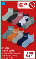 klik op dit plaatje voor een vergroting en voor vergelijkbare aanbiedingen gerelateerd aan ` 2 10 22 super deal sunday weekend thursday friday lily pack sokken katoen polyamide elastaan lycra ` 2 10 22 super deal sunday weekend thursday friday lily pack sokken katoen polyamide elastaan lycra