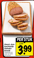 klik op dit plaatje voor een vergroting en voor vergelijkbare aanbiedingen gerelateerd aan ` ambachtelijk gehaktballen brood tafel stuk 3.99 ` ambachtelijk gehaktballen brood tafel stuk 3.99