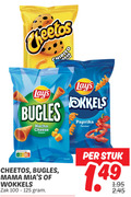 klik op dit plaatje voor een vergroting en voor vergelijkbare aanbiedingen gerelateerd aan ` zoutjes chipito pur bugles nacho cheese flavour paprika nutri score cheetos mama wokkels zak corn snack stuk ` zoutjes chipito pur bugles nacho cheese flavour paprika nutri score cheetos mama wokkels zak corn snack stuk