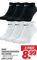 klik op dit plaatje voor een vergroting en voor vergelijkbare aanbiedingen gerelateerd aan ` 3 nike sneakersokken show kleuren zwart wit maten xl elders pack 8 99 ` 3 nike sneakersokken show kleuren zwart wit maten xl elders pack 8 99