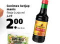 klik op dit plaatje voor een vergroting en voor vergelijkbare aanbiedingen gerelateerd aan ` ketjap 200 250 conimex manis flesje ml liter bami nasi groenten ` ketjap 200 250 conimex manis flesje ml liter bami nasi groenten