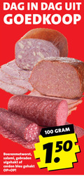 klik op dit plaatje voor een vergroting en voor vergelijkbare aanbiedingen gerelateerd aan ` 100 dag boerenmetworst salami gebraden uigehakt cordon bleu gehakt ` 100 dag boerenmetworst salami gebraden uigehakt cordon bleu gehakt