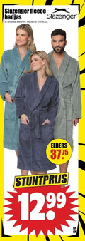 klik op dit plaatje voor een vergroting en voor vergelijkbare aanbiedingen gerelateerd aan ` badjas slazenger fleece kleuren maten xxl elders ` badjas slazenger fleece kleuren maten xxl elders