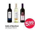klik op dit plaatje voor een vergroting en voor vergelijkbare aanbiedingen gerelateerd aan ` witte wijn rode 750 gallo barefoot flessen ml ` witte wijn rode 750 gallo barefoot flessen ml