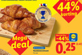 klik op dit plaatje voor een vergroting en voor vergelijkbare aanbiedingen gerelateerd aan ` croissants 44 supermarkt brood mega deal bakker roombotercroissant stuk 0.25 ` croissants 44 supermarkt brood mega deal bakker roombotercroissant stuk 0.25