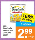 klik op dit plaatje voor een vergroting en voor vergelijkbare aanbiedingen gerelateerd aan ` groenteconserven 3 bonduelle crispy score conserven stuks ` groenteconserven 3 bonduelle crispy score conserven stuks