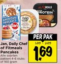 klik op dit plaatje voor een vergroting en voor vergelijkbare aanbiedingen gerelateerd aan ` pannenkoeken 160 6x american pancakes naturel jan daily all protein chef soorten pakken stuks pak ` pannenkoeken 160 6x american pancakes naturel jan daily all protein chef soorten pakken stuks pak