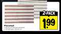 klik op dit plaatje voor een vergroting en voor vergelijkbare aanbiedingen gerelateerd aan ` 2 placemat cm pack ` 2 placemat cm pack