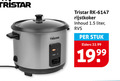 klik op dit plaatje voor een vergroting en voor vergelijkbare aanbiedingen gerelateerd aan ` tristar rijstkoker inhoud liter rvs stuk elders ` tristar rijstkoker inhoud liter rvs stuk elders