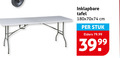 klik op dit plaatje voor een vergroting en voor vergelijkbare aanbiedingen gerelateerd aan ` inklapbare tafel cm stuk elders ` inklapbare tafel cm stuk elders