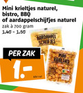 klik op dit plaatje voor een vergroting en voor vergelijkbare aanbiedingen gerelateerd aan ` krieltjes 700 mini naturel bistro bbq aardappelschijfjes zak aardappel schijfjes kilo ` krieltjes 700 mini naturel bistro bbq aardappelschijfjes zak aardappel schijfjes kilo
