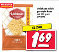klik op dit plaatje voor een vergroting en voor vergelijkbare aanbiedingen gerelateerd aan ` geraspte kaas 250 uniekaas milde zak mild xl ` geraspte kaas 250 uniekaas milde zak mild xl
