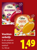 klik op dit plaatje voor een vergroting en voor vergelijkbare aanbiedingen gerelateerd aan ` 3 330 mixed berries with fruit sorbet vruchten sorbetijs bosvruchten exotisch ml exotic ` 3 330 mixed berries with fruit sorbet vruchten sorbetijs bosvruchten exotisch ml exotic