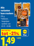 klik op dit plaatje voor een vergroting en voor vergelijkbare aanbiedingen gerelateerd aan ` crackers 210 luxe volkoren varieeren ` crackers 210 luxe volkoren varieeren
